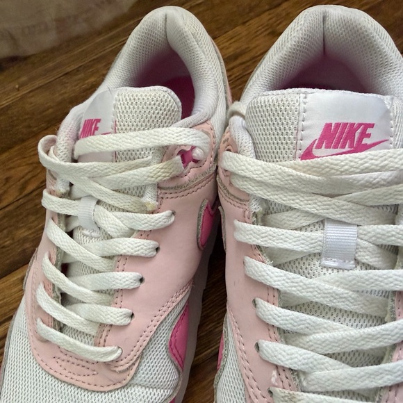 Nike Air Max 1 GS White Pink Foam Playful Pink FZ3559-100 Talla 5.5Y - Picture 5 of 7